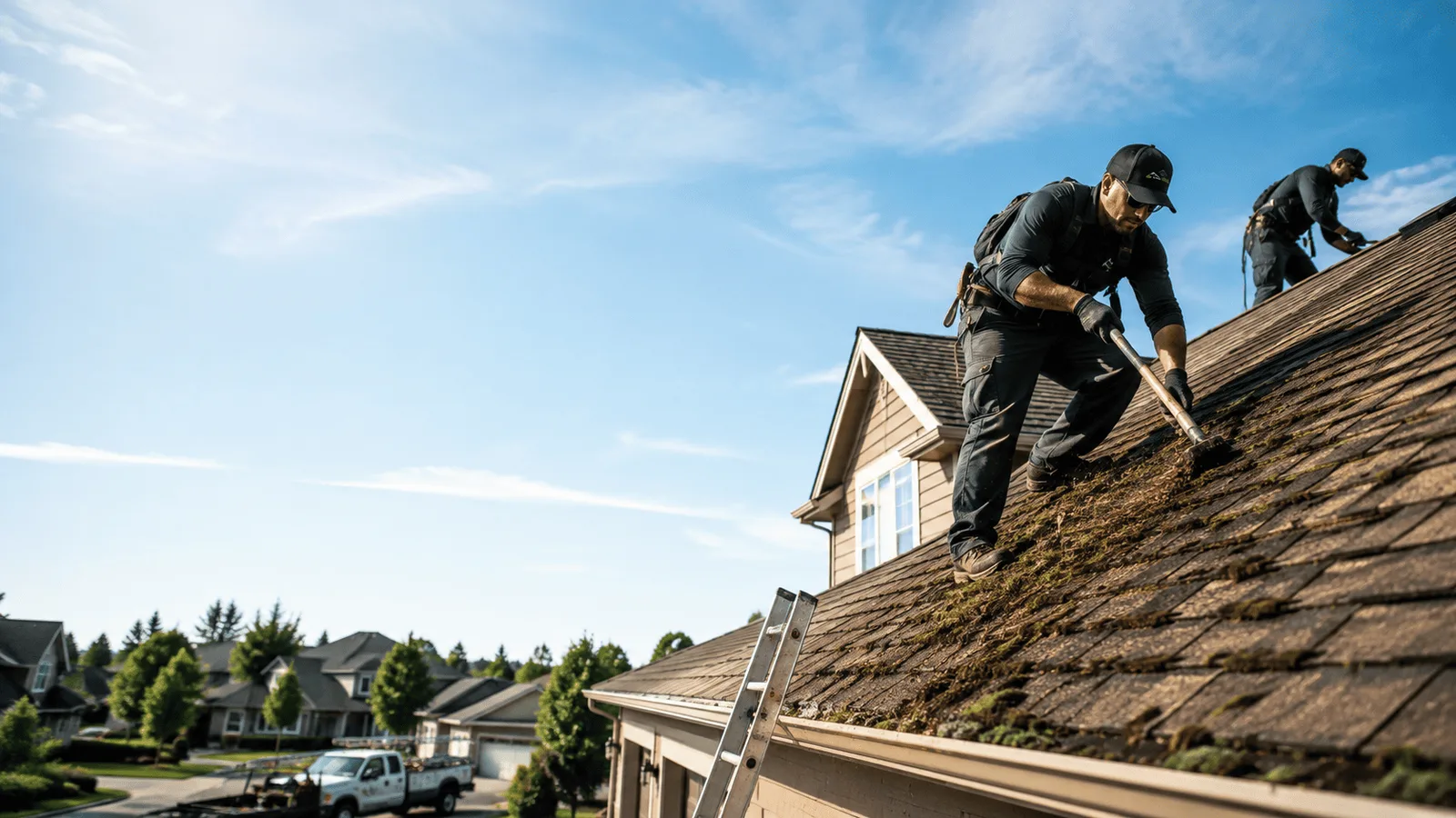 Roof Moss Removal in Dow, IL near me